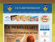 Tablet Screenshot of cbclaret.com